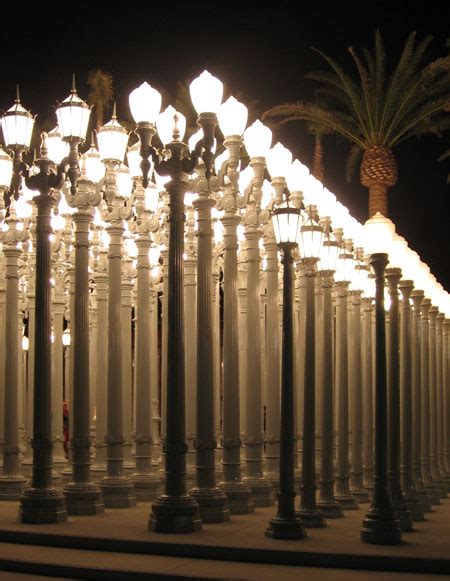 Urban Light Chris Burden Bcam Lacma Art And Perception