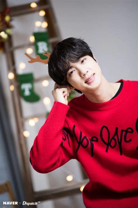 December 25 2019 Bts Jin Christmas Photoshoot By Naver X Dispatch