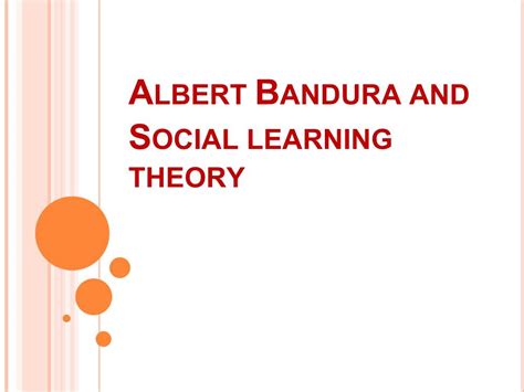 Albert Bandura And Social Learning Theory DocsLib