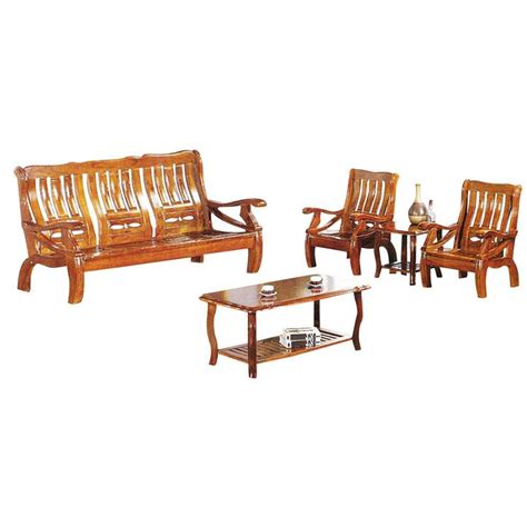 5 In 1 Solid Wood Sofa Set Furniture And Home Living Furniture Tables