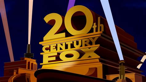 20th Century Fox Corporation Logo 1956 1967 Download Free 3d Model By