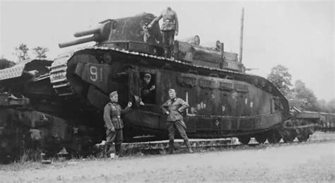 The Largest Tank Ever Made The French Char 2c Also Known As Fcm 2c