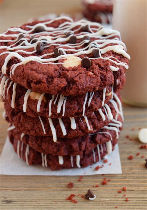 The Best Red Velvet Cookies