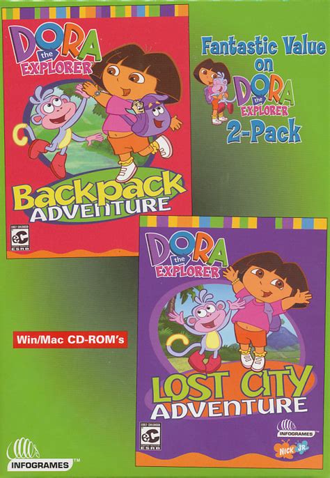 Dora 2 Pack The Explorer Backpack Lost City Adventure Ebay