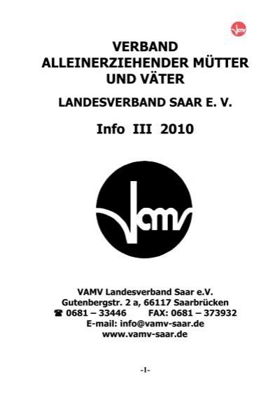 03 VAMV Verband alleinerziehender Mütter und Väter e V