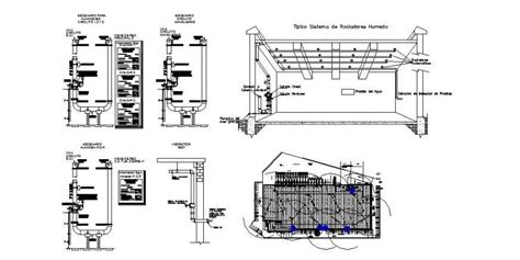 Stand Pipe Riser And Valves Cad Plumbing Structure Cad Drawing Details