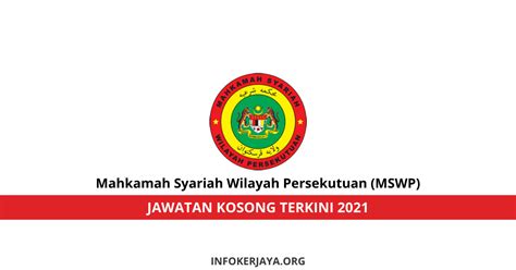 3 may at 16:07 · kuala lumpur, malaysia ·. Jawatan Kosong Mahkamah Syariah Wilayah Persekutuan (MSWP ...