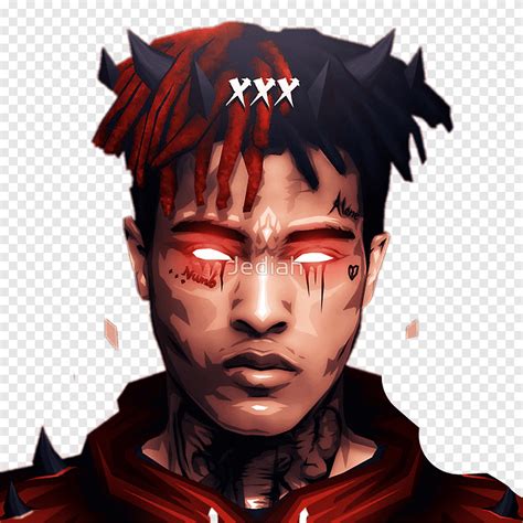 Xxxtentacion Illustration Xxxtentacion Devil Song Smash Ayala Outro Devil Face Fictional