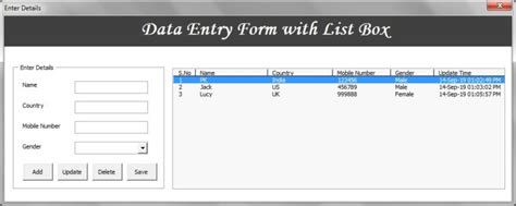 Data Entry Application In Excel Vba Pk An Excel Expert