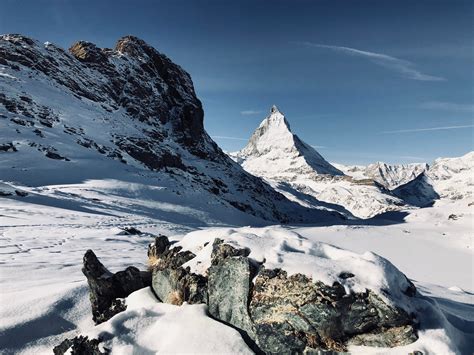 View Of The Matterhorn On My Hike From Rotenboden To Riffelberg Along
