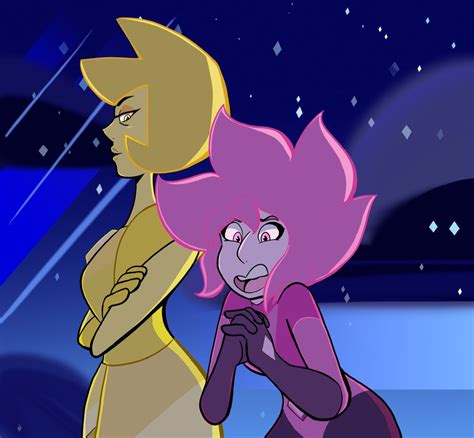 Image Pink And Yellow Diamondjpeg Steven Universe