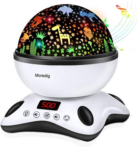 Moredig Baby Projector Night Light Night Light Kids Projector With 12