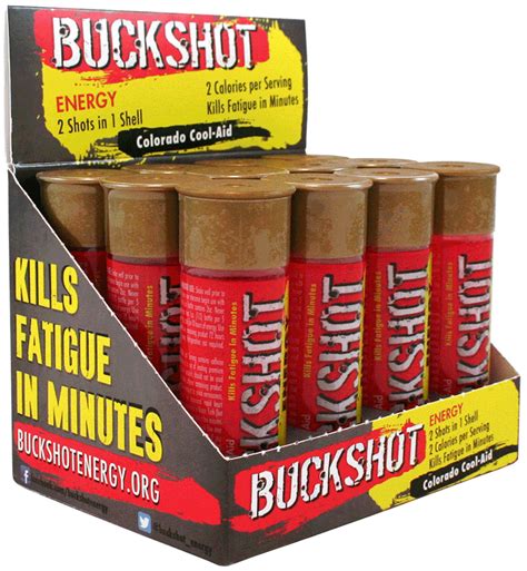 There are 27 pellets in one round of #4 buckshot. Buckshot Energy Drink | Wholesale Grocery, Pharmacy ...