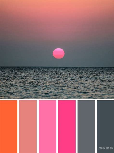 Grey Pink And Orange Color Scheme Orange Color Schemes