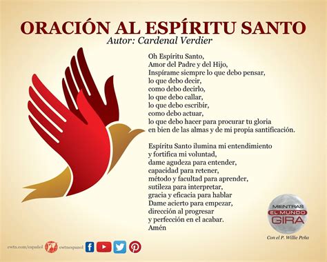 Oracion Al Espiritu Santo Imagenes Cristianas
