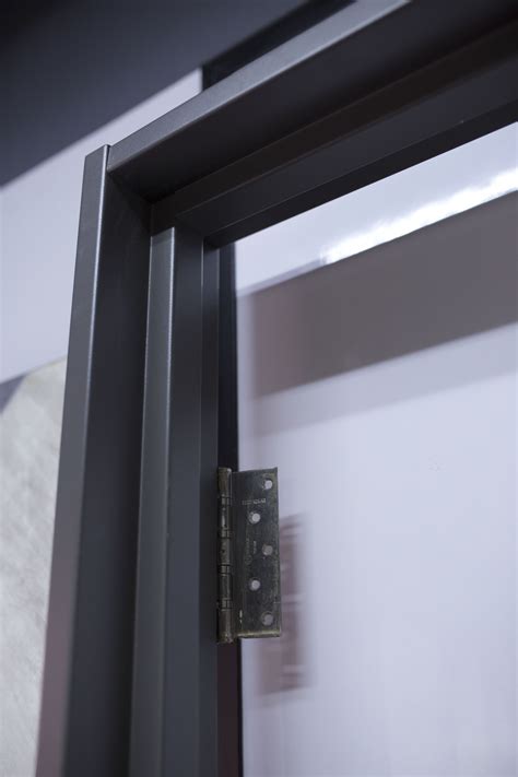 Metal Door Frame Malaysia Lif Industries 36 In X 80 In Gray Flush