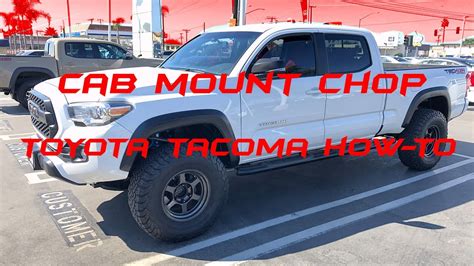 How To Tutorial Cab Mount Chop Toyota Tacoma Gets 2857016 Te37