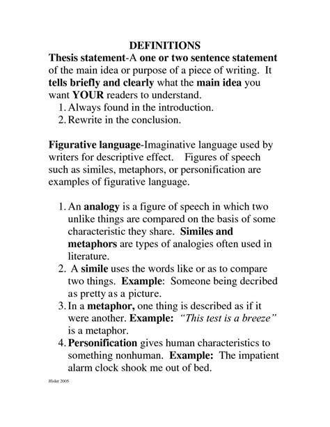 For more informative and persuasive thesis statement examples, refer to those given below avoid burying your thesis statement somewhere in the middle of a paragraph or by the end of your paper. 005 Newdoc2 1 How To Write Definition Essay ~ Thatsnotus