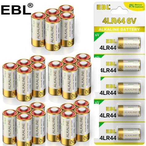 Ebl 6 Volt Battery 4lr44 Dog Collar Batteries 25 Pack 6v Alkaline