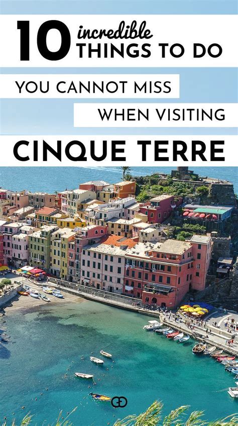 15 Breathtaking Things To Do In Cinque Terre Italy Italy Travel Tips