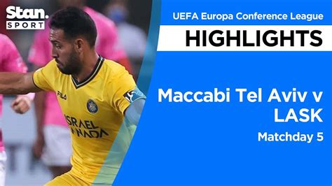 Maccabi Tel Aviv V Lask Highlights 2021 22 Uefa Europa Conference