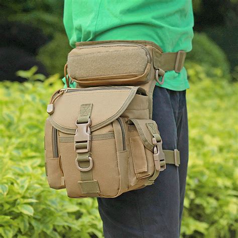 Mens Nylon Hip Drop Belt Waist Fanny Leg Bag Waterproof Military Tactical Bag Sale