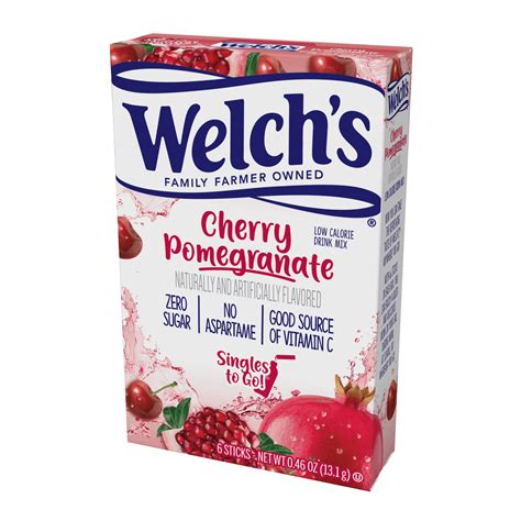 Welchs Singles To Go Cherry Pomegranate 12×6 Pacific Distribution