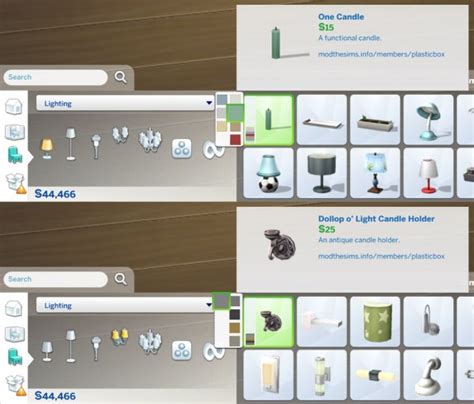 Mod The Sims Single Candle Candle Holders By Plasticbox Sims 4