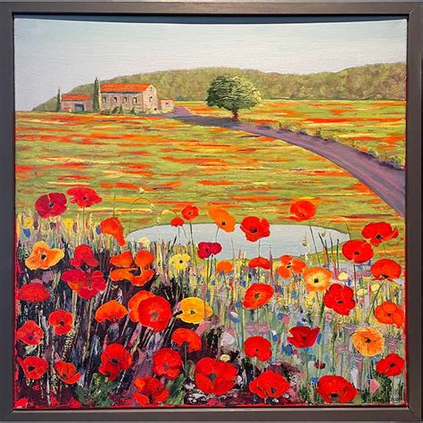 Tuscan Poppies By David Bubier Interiology Design Co