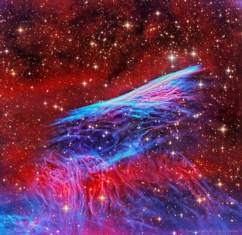 The Pencil Nebula Supernova Shock Wave Astronomy Daily Picture For
