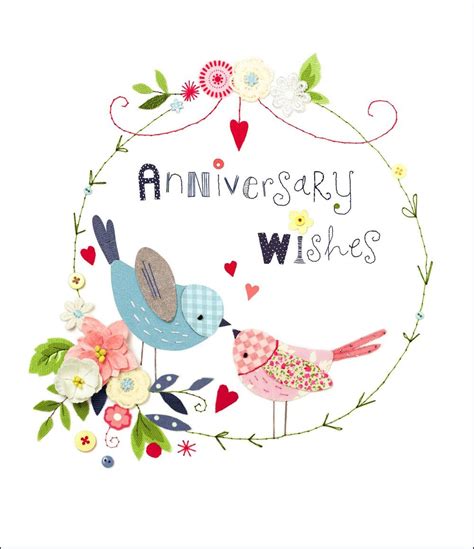 Anniversary Wishes With Love Anniversary Greeting Card Cards
