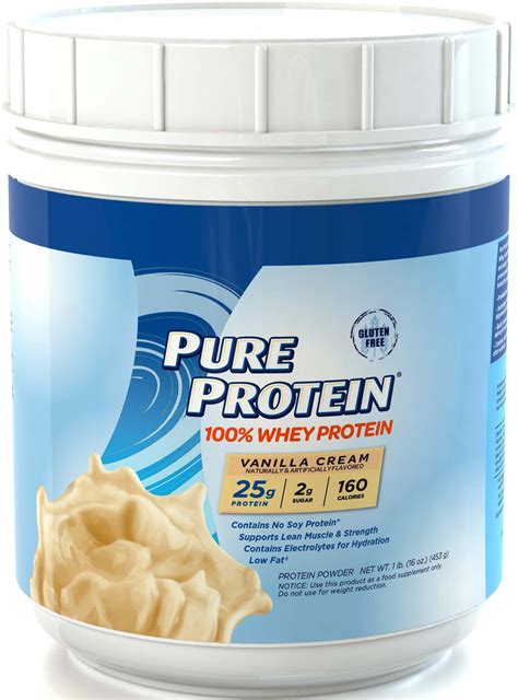 Pure Protein Vanilla Cream 100% Whey Protein - Shop Diet & Fitness at H-E-B