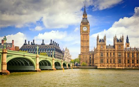 London River Thames Westminster Big Ben Bridge Wallpapers Hd