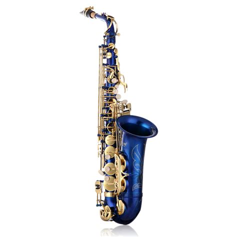 Bluegold Lacquer Brass Eb Alto Saxophone Sax W Tunercasecarekit11