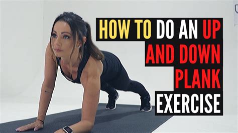 Up And Down Plank Exercise How To Tutorial By Urbacise Youtube