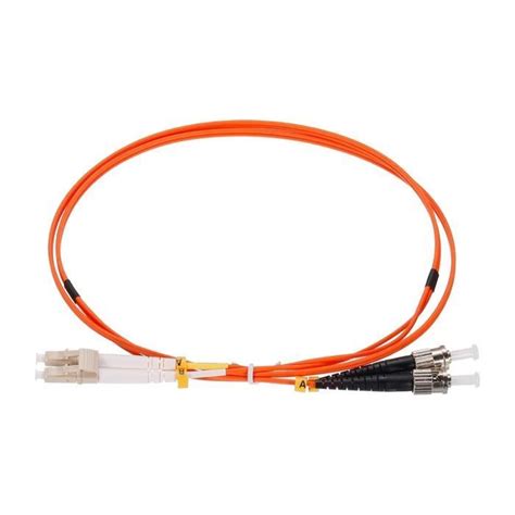 C Ble De Raccordement Fibre Optique Duplex Multimode Lc St Om Lszh