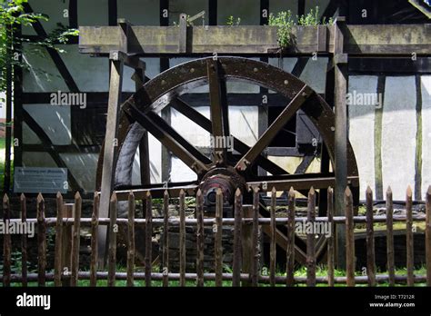 Watermill With Waterwheel Stock Photo Alamy
