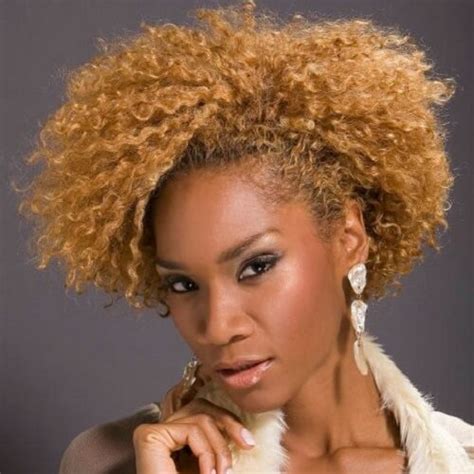 The image above is part of the blonde hairstyles category. 50 Short Hairstyles for Black Women: Splendid Ideas for ...