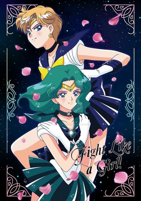 Sailor Uranus E Neptune By Riccardobacci On Deviantart Sailor Moon Anime De Los Dibujos