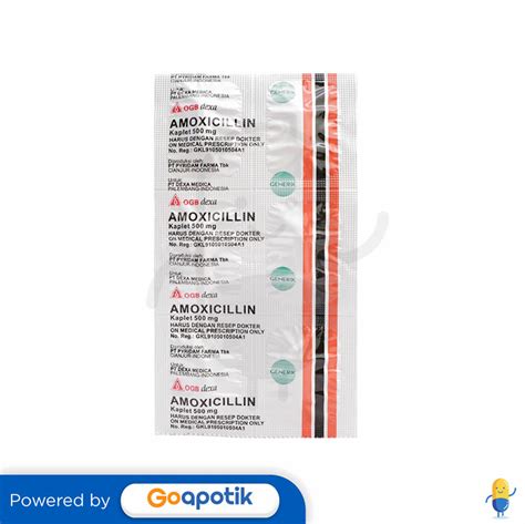 Ulasan Produk Amoxicillin Trihydrate Ogb Dexa Medica 500 Mg Kaplet