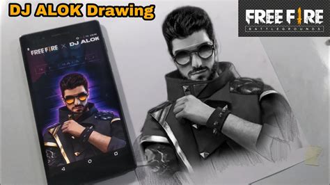 Dj Alok Drawing Free Fire Dj Alok Drawing Free Fire Character The