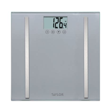 Taylor Glass Body Composition Scale With 400 Lb Capacity