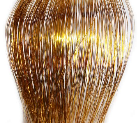20 Hair Tinsel 100 Strands Shiny Gold From Zarabeauty On Etsy Studio