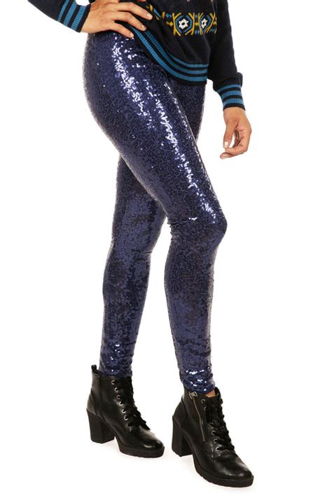 Our New Series On Sale Tipsy Elves Blue Sequin Leggings Are Of High