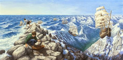Some supply disposable items, others just gloves and paper towels. Beautiful Optical Illusion Art works and Paintings by Rob Gonsalves - Fine Art and You