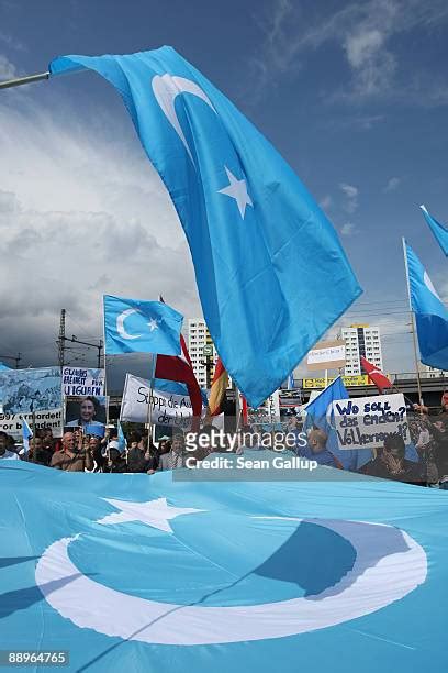 Uighur Flag Photos And Premium High Res Pictures Getty Images