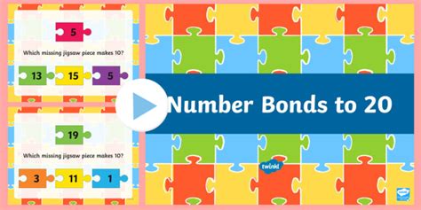 Number Bonds To 20 Jigsaw Powerpoint Teacher Made
