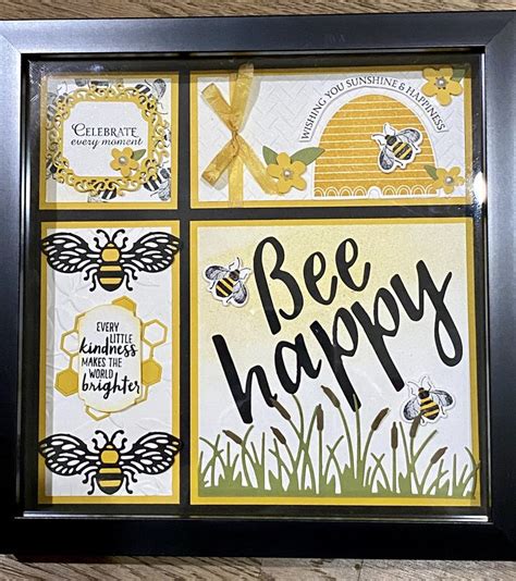 Using Stampin Up Honey Bee Stamp Set And Coordinating Detailed Bee