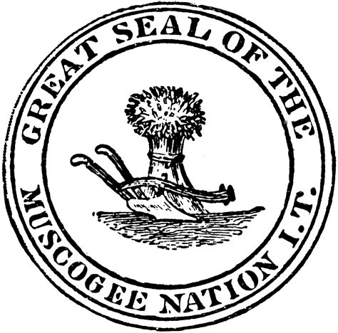 Muscogee Seal Clipart Etc