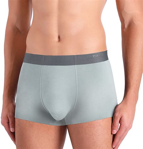 David Archy Mens Seamless Underwear Ultra Soft Micro Modal Trunks 3 Pack Anti O Ebay